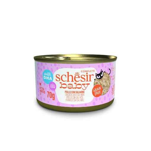 Schesir Gatto baby pollo/salmone 70gr - immagine 2