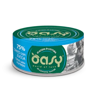 12x70g Oasy More Love Gatto Adulto Tonno Zucca