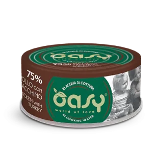 12x70g Oasy More Love Pollo con Tacchino