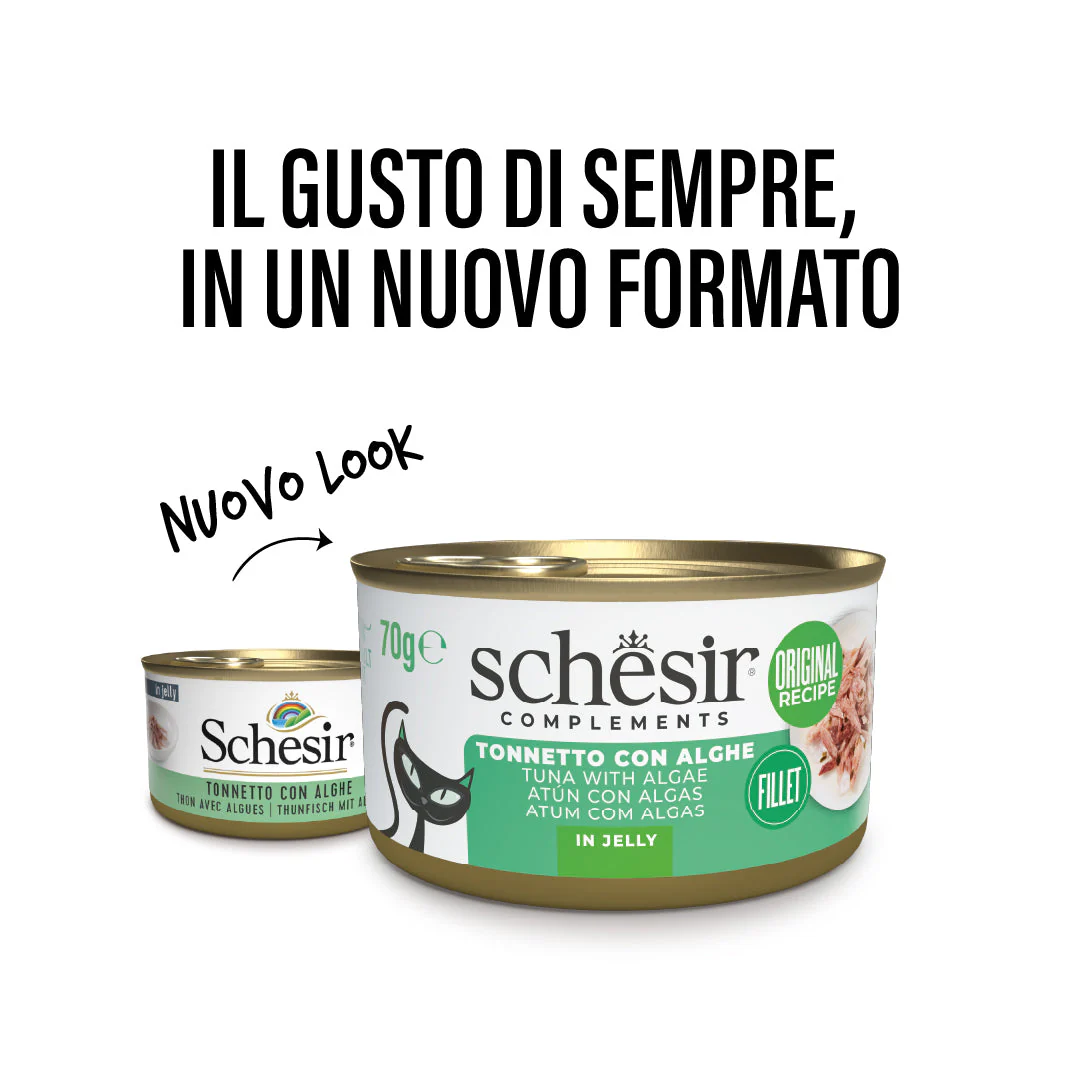 Schesir Gatto Tonnetto con Alghe 70g Lattina - immagine 3