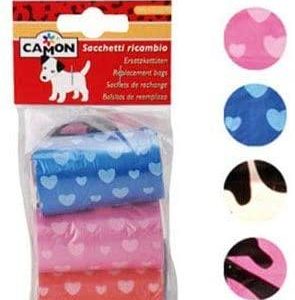 Camon Sacchetti Igienici Colorati - 6x20 sacchetti 14x21x29cm.