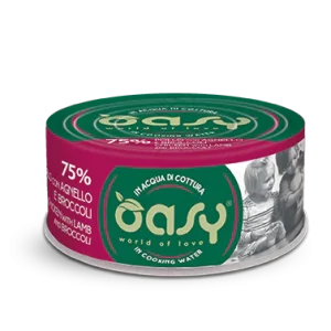 24x70g Oasy More Love Pollo con Agnello e Broccoli