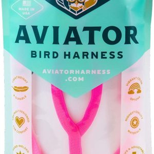 Aviator Pettorina per Pappagalli Large - Colore Rosa