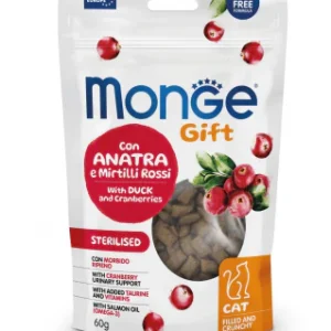Monge Gatto Gift Sterilised Anatra e Mirtilli Rossi 60g
