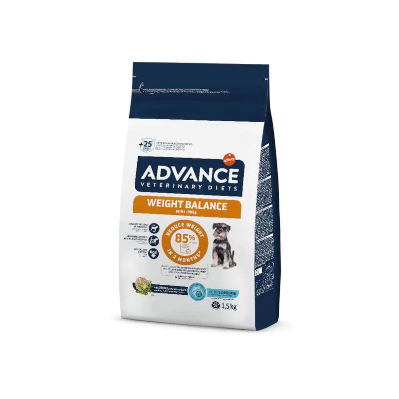 Advance Veterinary Diets Weight Balance Mini 1,5kg - Crocchette Cane