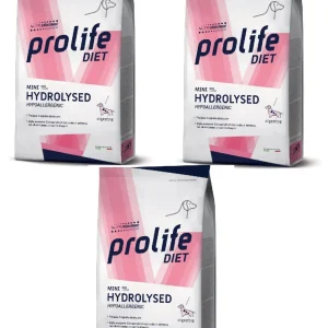 3x1,5kg Prolife Diet Mini Hydrolysed Hypoallergenic - Crocchette Cane
