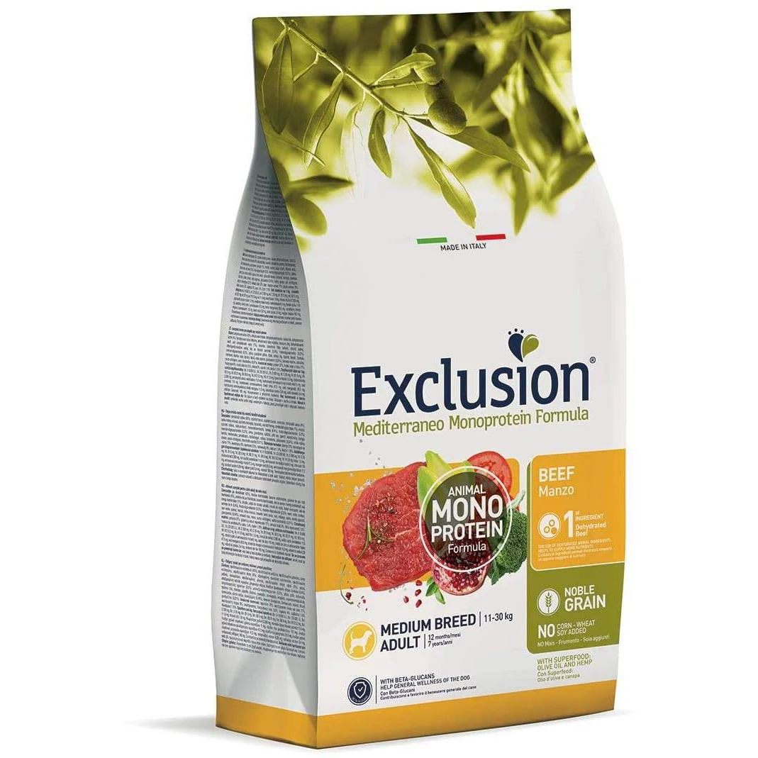 Exclusion Medium Adult Manzo 2 kg - immagine 2