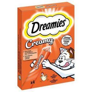 Catisfactions Creamy Pollo 4x10g - Snack per Gatti in Crema