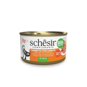 Schesir Gatto Tonnetto con Carote in Jelly 70g Lattina