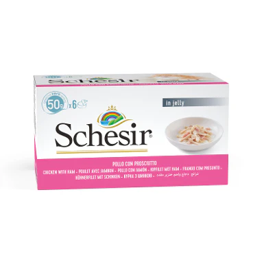 Schesir Filetti di Pollo con Prosciutto in Gelatina 6 x 50 gr - immagine 2
