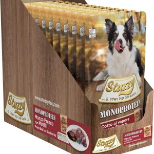12x150g Stuzzy Monoprotein Manzo e Mirtilli - Cane Adulto