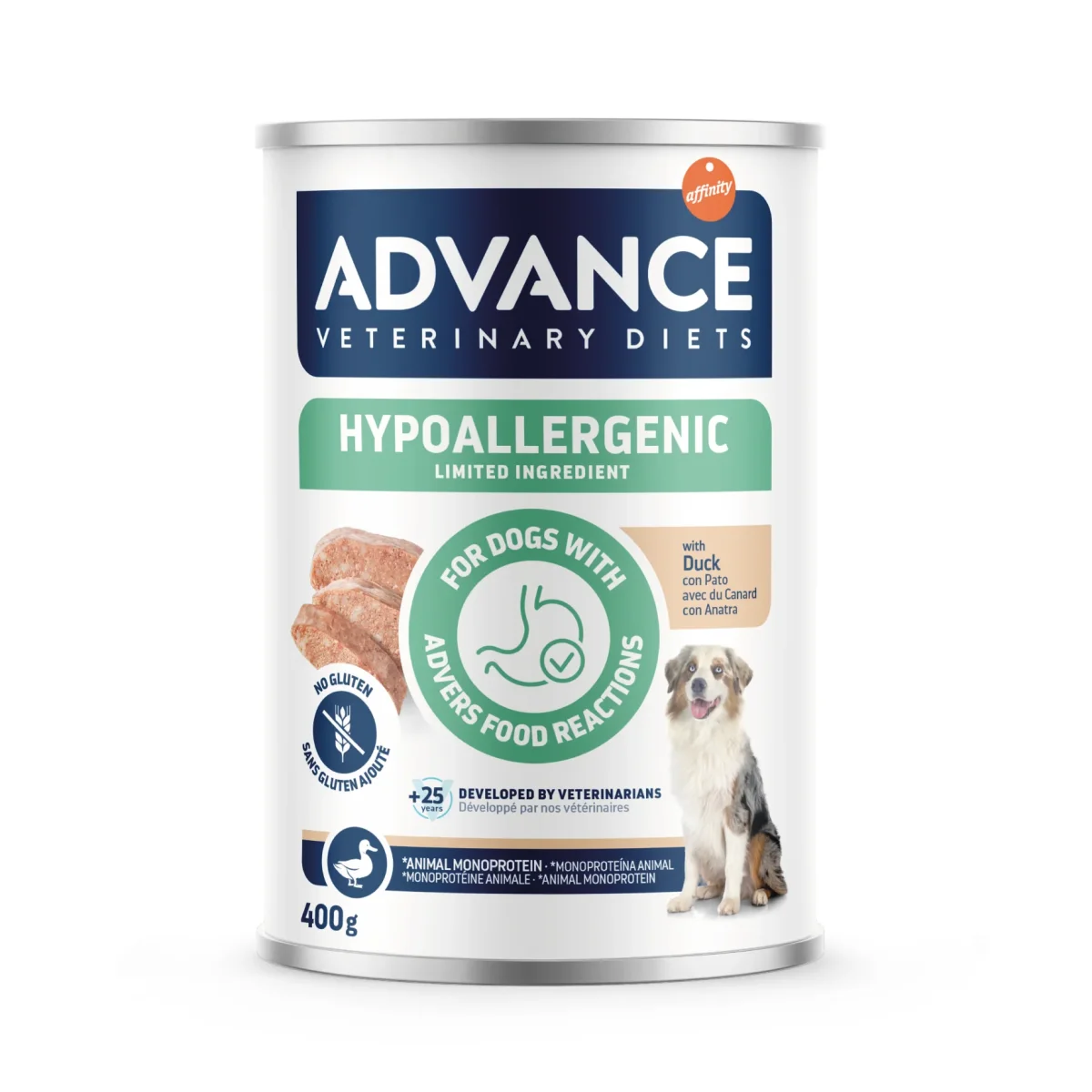 Advance Veterinary Diets Hypoallergenic Duck 400g Lattina - immagine 2