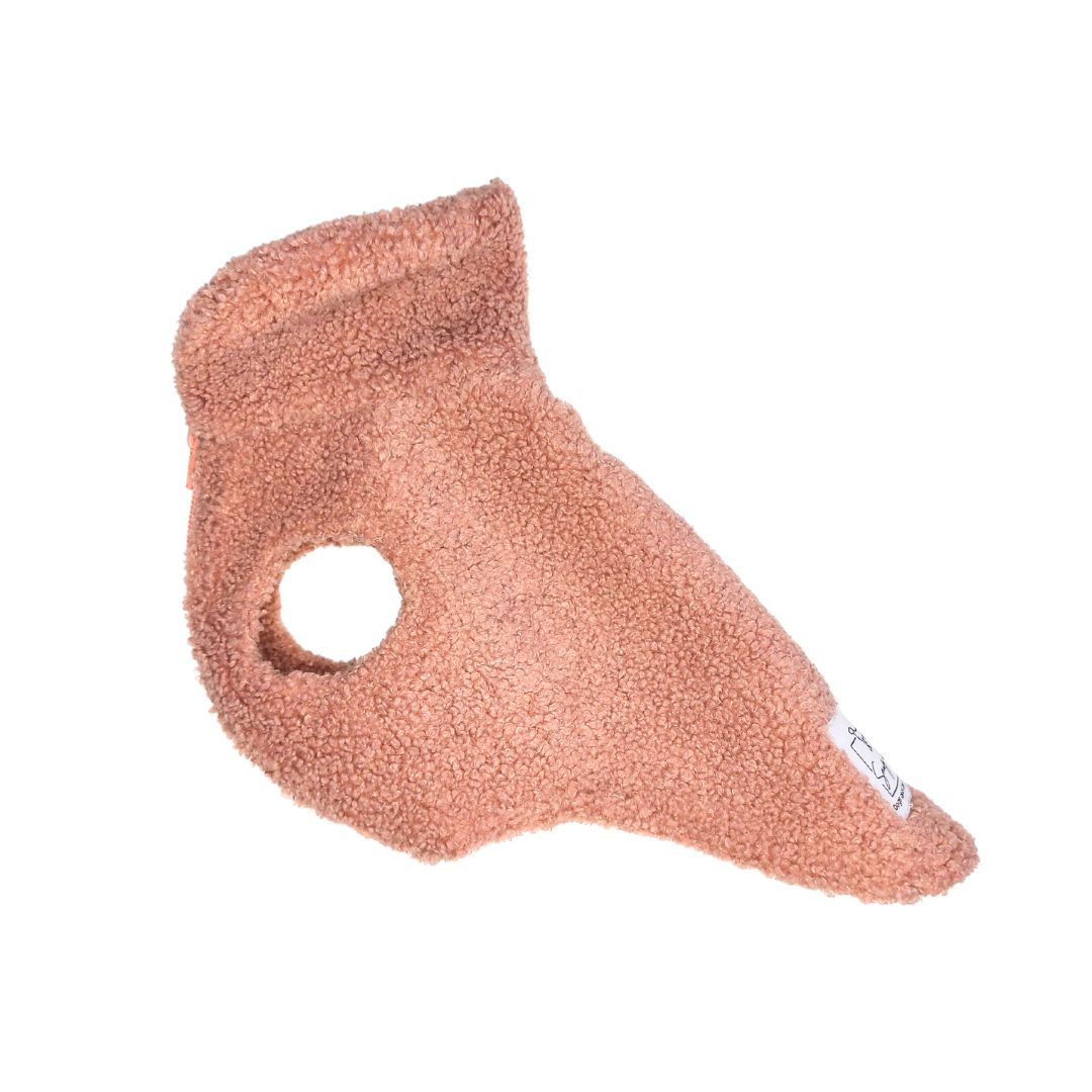 Cappottino per cani Snug&Fit in morbido Teddy – ROSA – Limited Edition – Realizzato a mano - immagine 3