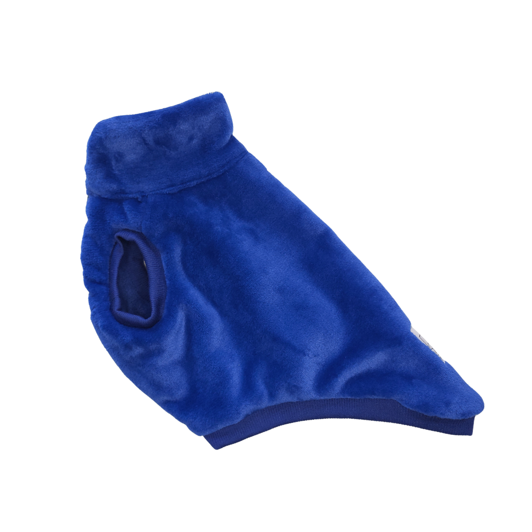 Cappottino per cani Snug&Fit in morbida pelliccetta e interno pile – BLU – Limited Edition - immagine 3