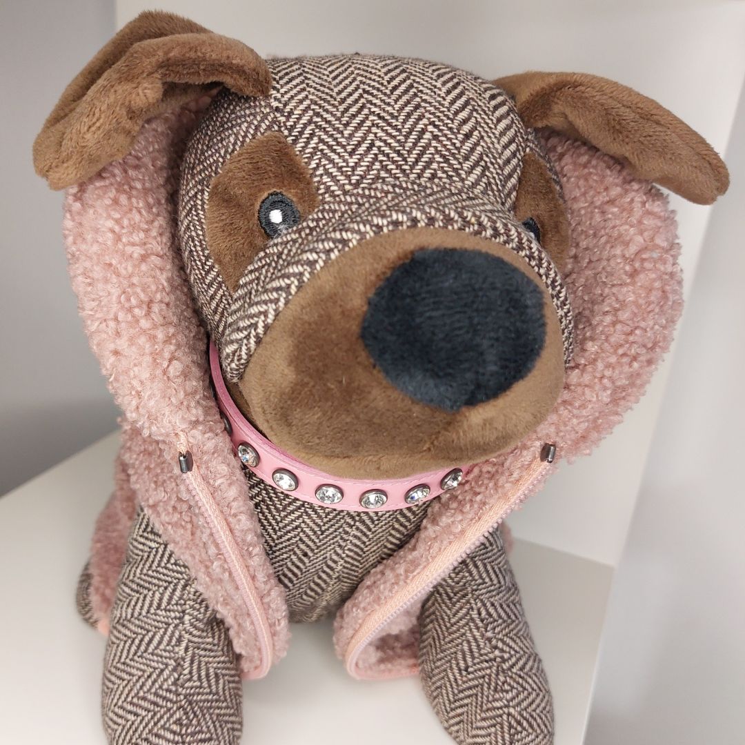 Cappottino per cani Snug&Fit in morbido Teddy – ROSA – Limited Edition – Realizzato a mano - immagine 5