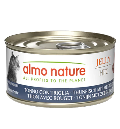 24x70g Almo Nature HFC Jelly Cats Tonno con Triglia - immagine 2