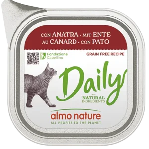 Almo Nature Daily con Anatra 100g - Per Gatti Adulti