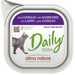 Almo Nature Daily con Coniglio 100g - Per Gatti Adulti
