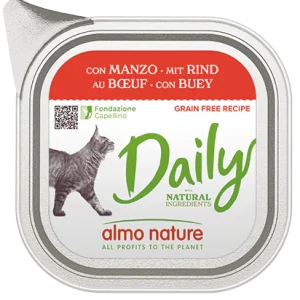 Almo Nature Daily con Manzo 100g - Per Gatti Adulti