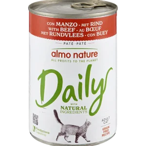 Almo Nature Daily con Manzo 400 g – Cibo Completo per Gatti Adulti
