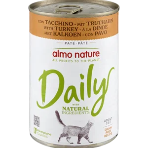 Almo Nature Daily con Tacchino 400 g – Cibo Completo per Gatti Adulti
