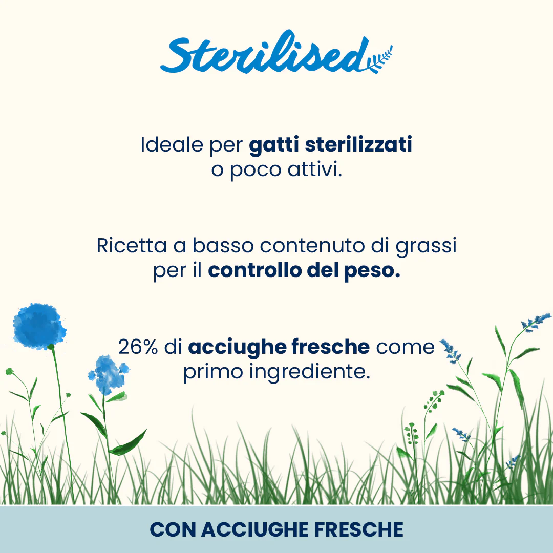 Almo Nature Functional Cats - Sterilised Acciughe 400g - immagine 3