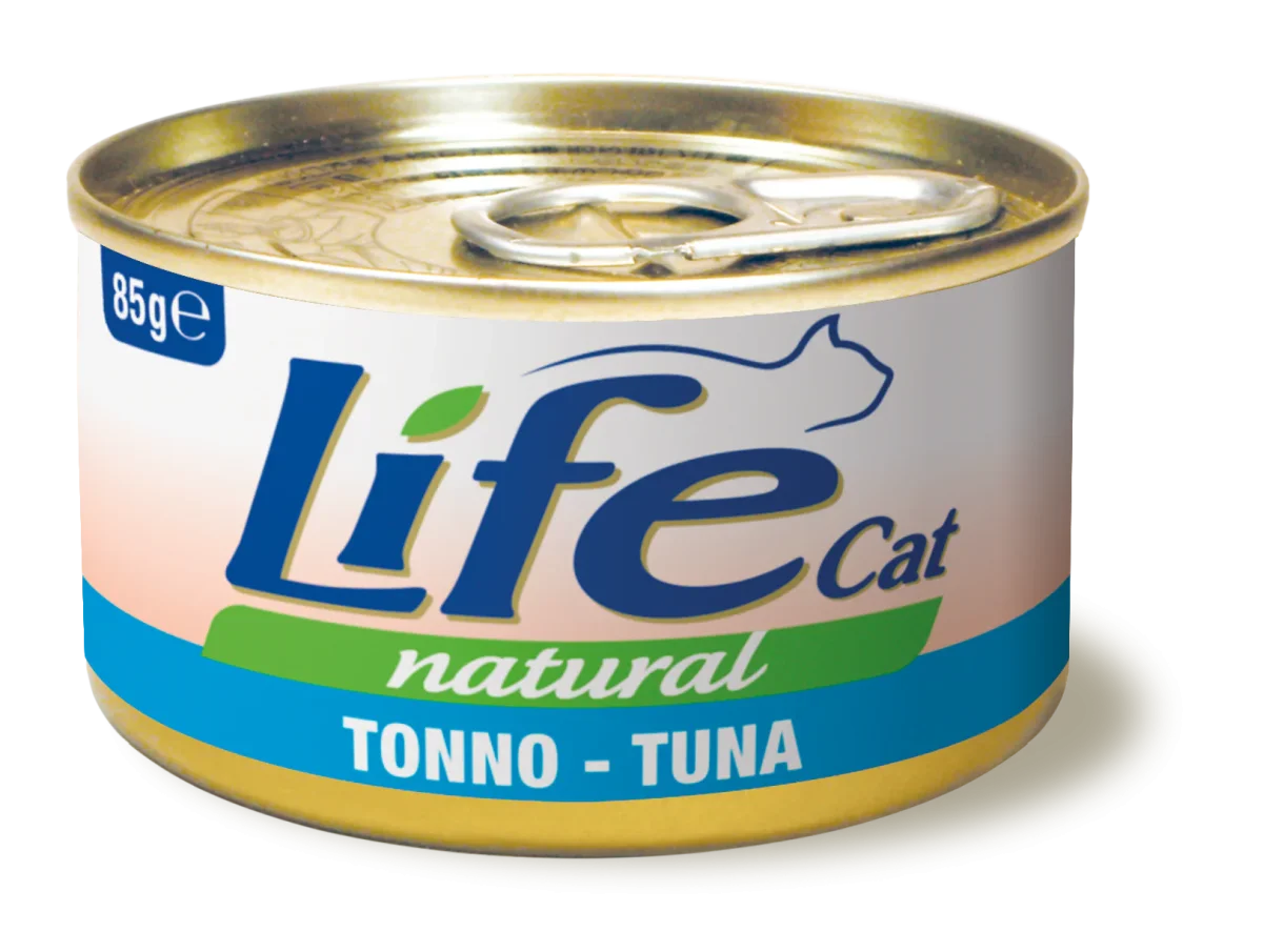 24x85g LifeCat Natural Adult Tonno - Umido Complementare Gatti - immagine 2