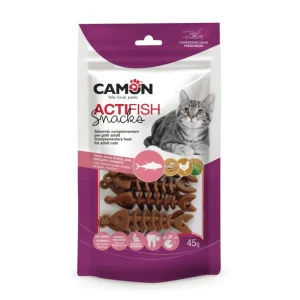 Camon Actifish Snack Tonno e Pollo per Gatti 45g