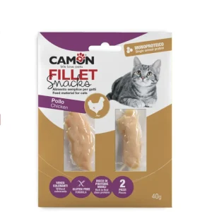 Camon Filetti di Pollo Monoproteico 40g - Snack Gatti