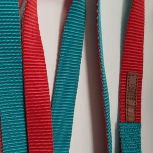 Camon Guinzaglio Bicolor 20x1200 mm - Rosso/Grigio