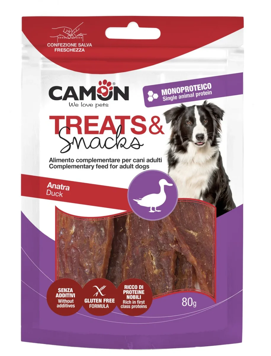 Camon Jerky di Anatra 80 g Snack Monoproteico - immagine 2