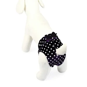 Camon Mutandina a Pois in Cotone Elasticizzato Nero Tg.4