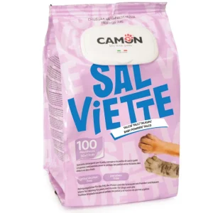 Camon Salviette al Talco 100pz 30x17cm - Cani e Gatti