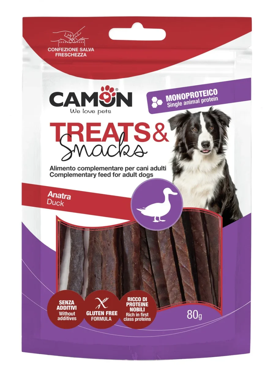 Camon Treats Soft Sticks Monoproteici all’Anatra – 80 g
