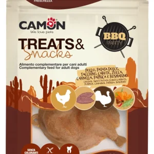 Camon Treats & Snacks BBQ Party - Pollo e Tacchino 120g