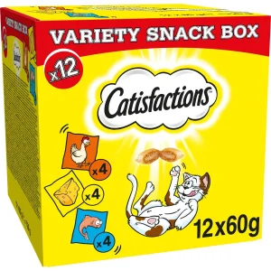 Catisfactions Variety Box 12x60g - Snack per Gatti