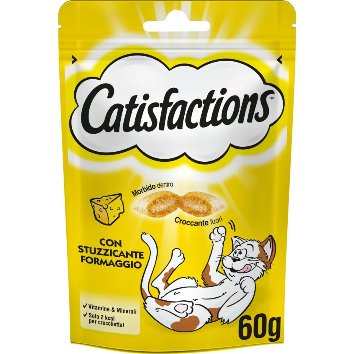 4x60g Catisfactions con Pollo Formaggio Anatra Tacchino - Gatto - immagine 4