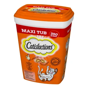 4x350g Catisfactions Maxi Tub al Pollo - Snack per Gatti