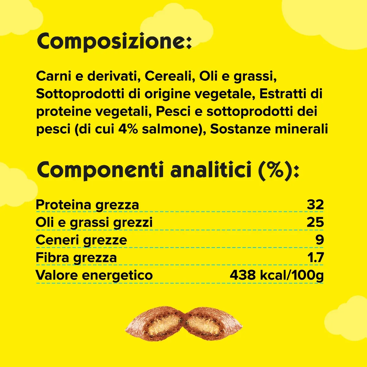 3x60g Catisfactions con Gusto Salmone - Snack per Gatti - immagine 6