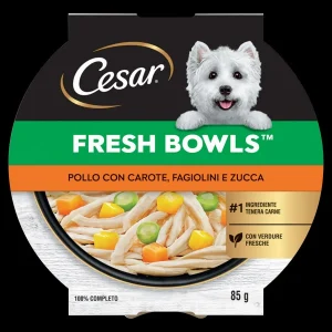 Cesar Fresh Bowls Cane Pollo Carote Fagiolini Zucca 85 g