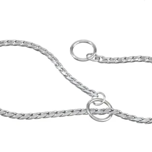 Camon Collare a Strangolo in Ottone Cromato