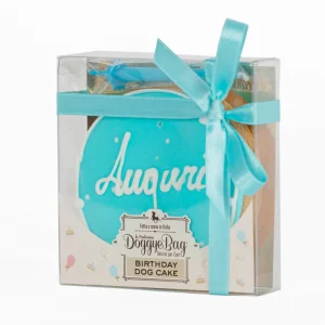 DoggyeBag Birthday Dog Cake Azzurro 120 g