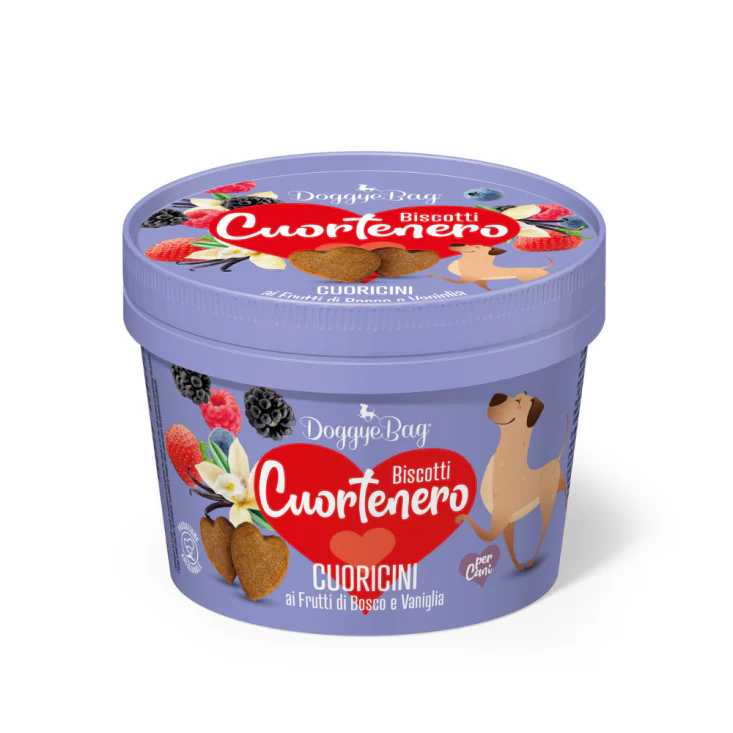 DoggyeBag Cuortenero Cuoricini Frutti di Bosco e Vaniglia 150g - immagine 2