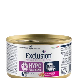 Exclusion Hypoallergenic Paté Maiale & Patate 85g - Gatti Adulti