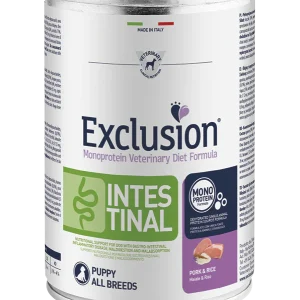 Exclusion Intestinal Maiale e Riso Puppy 400g - Cibo Umido per Cani Cuccioli
