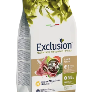 Exclusion Mediterraneo Adult Medium Agnello 12kg