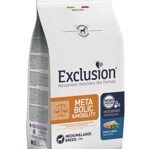 Exclusion Metabolic & Mobility Maiale e Fibre Medium & Large Breed 2 kg
