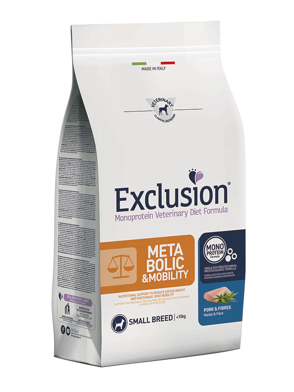 Exclusion Metabolic & Mobility Small Breed Maiale 7 kg - immagine 2