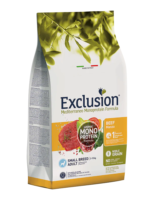 Exclusion Noble Grain Small Breed Manzo 7 kg - immagine 2