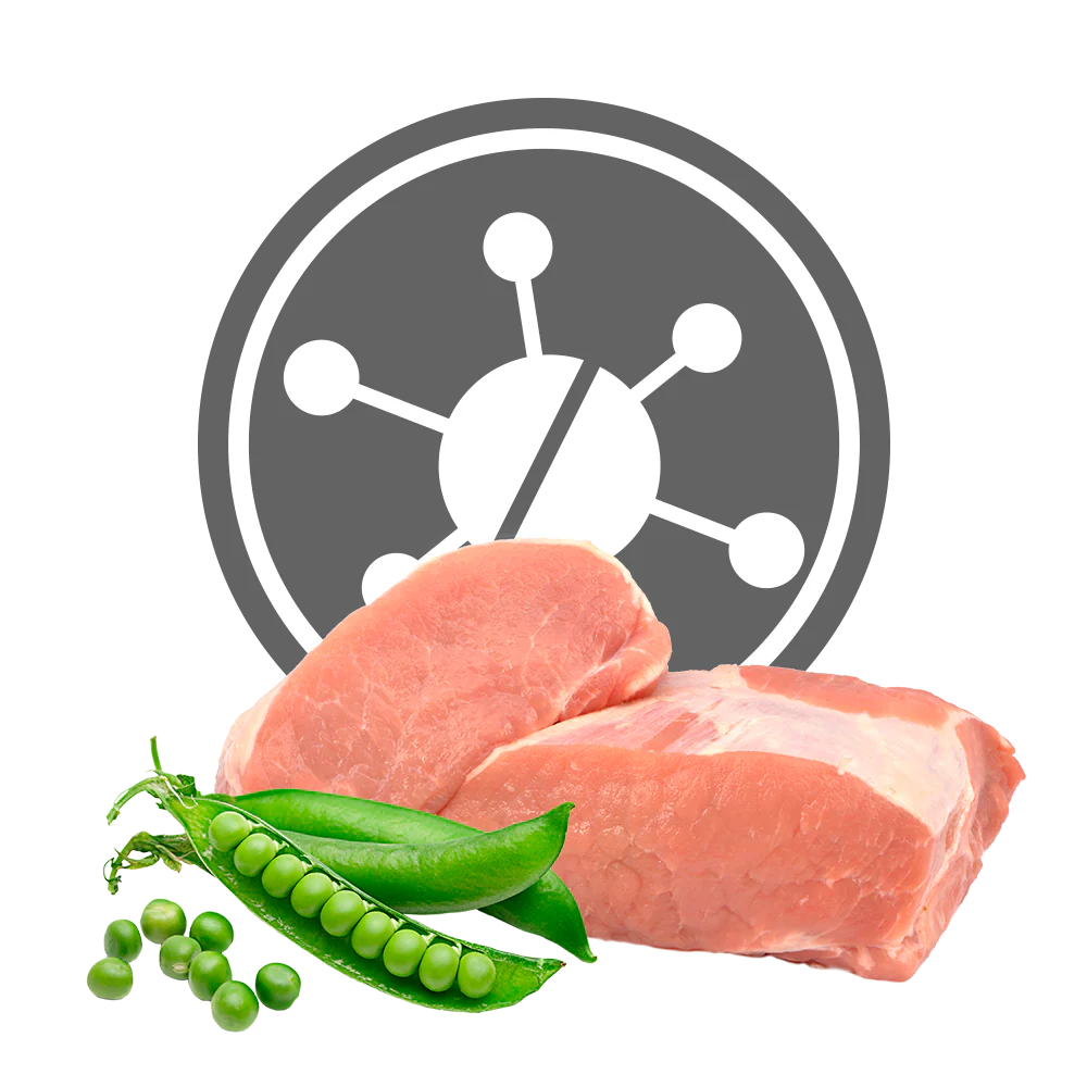 Exclusion Dog Diet Hypoallergenic Puppy Pork & Pea All Breeds 12 kg - immagine 3